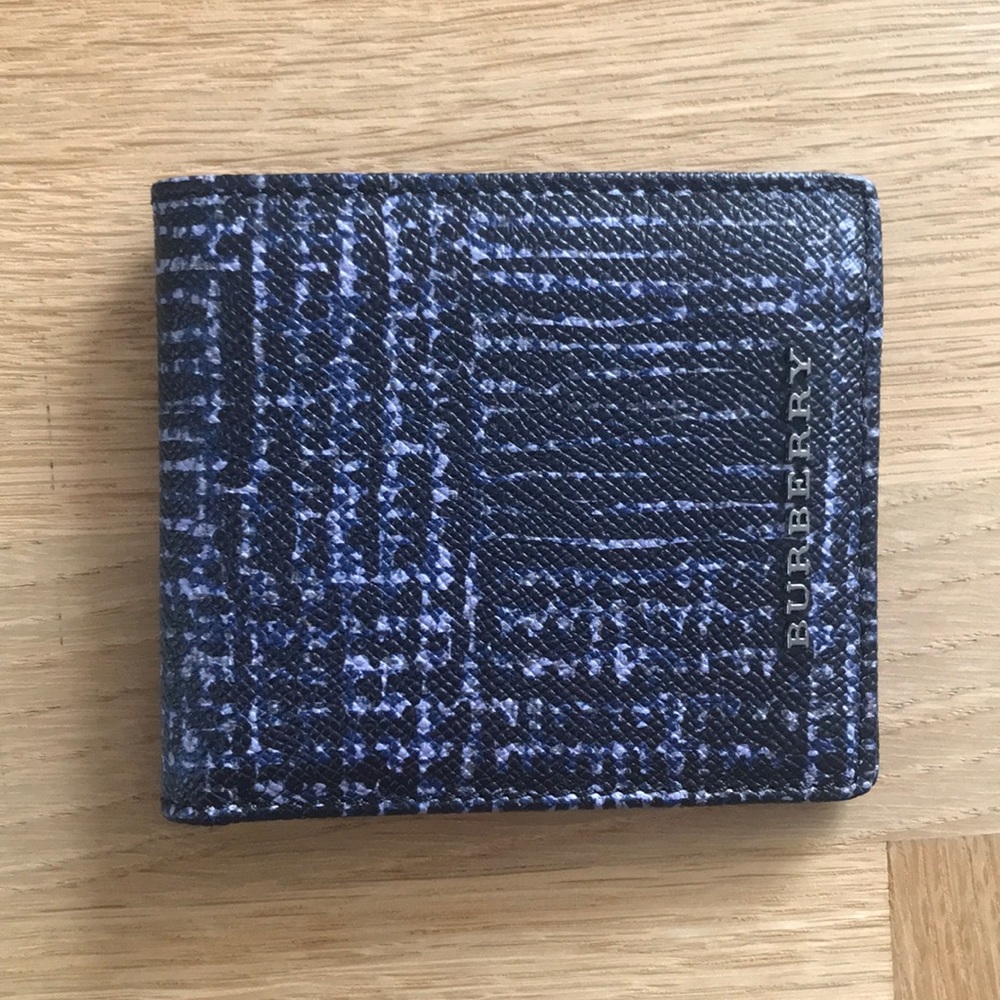 Burberry Brushstroke Print Bi-fold Wallet
